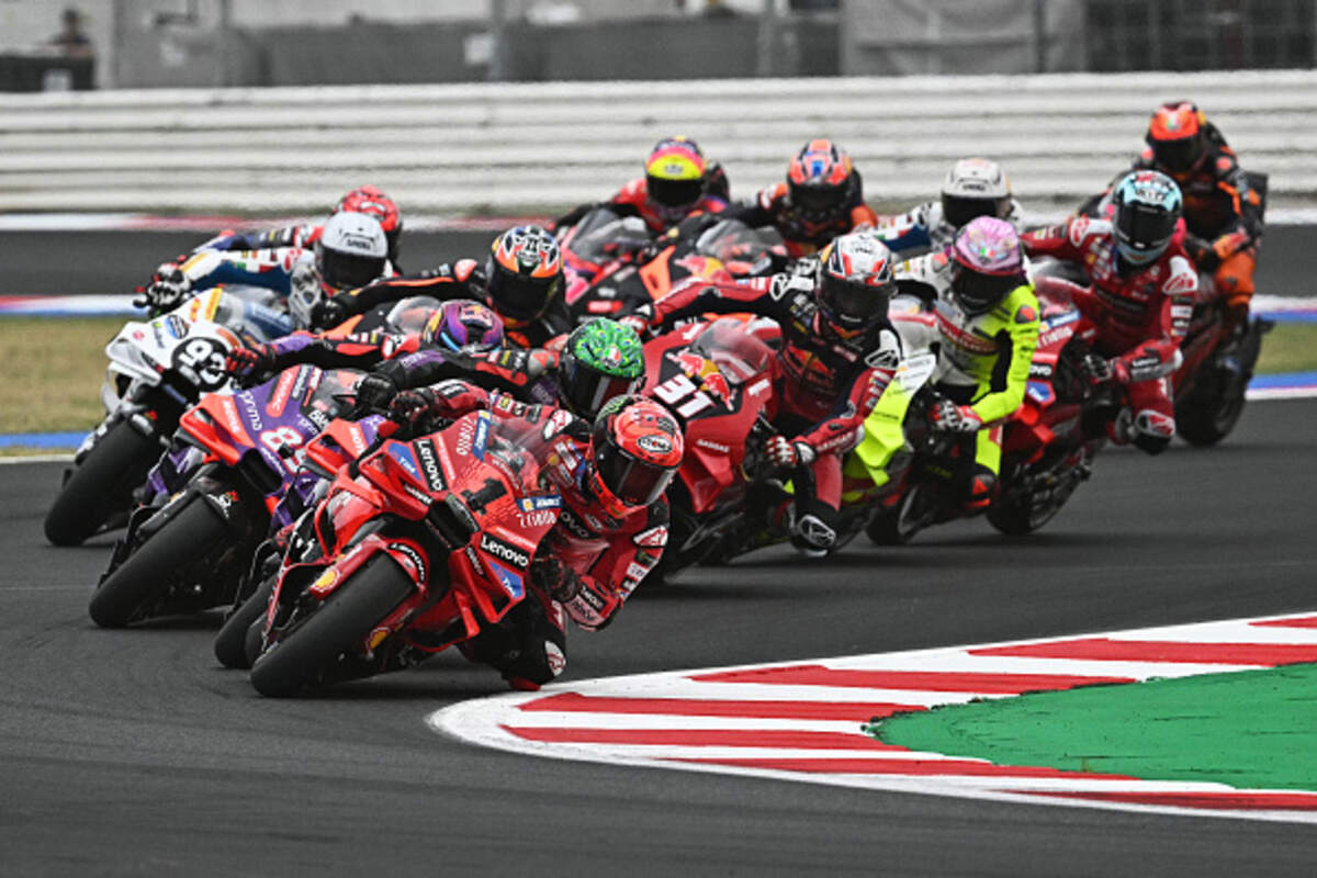 La partenza a Misano