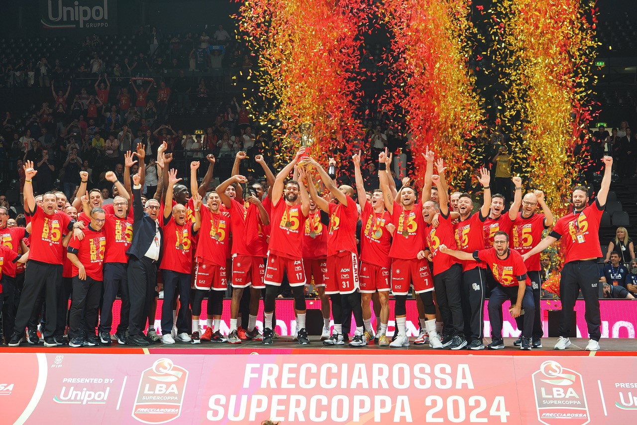 C’è la SuperCoppa, al Forum di Assago parte la stagione ufficiale della LBA