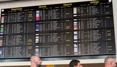 Cancellazione di voli all'aeroporto di Bruxelles