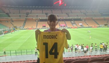 Un compleanno da sogno per Manuel: la maglia di Luka Modrić