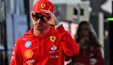 Leclerc nel paddock di Austin