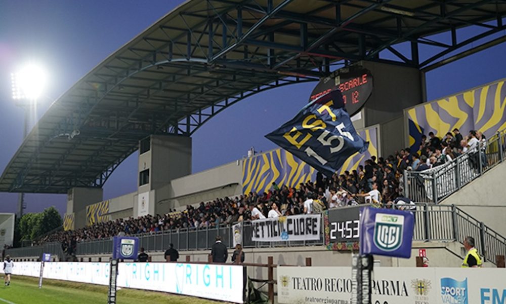 Zebre vs Scarlets tribuna Est stadio Lanfranchi