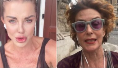 botta e risposta tra la showgirl e Lucrezia Lante Della Rovere (che poi si scusa)