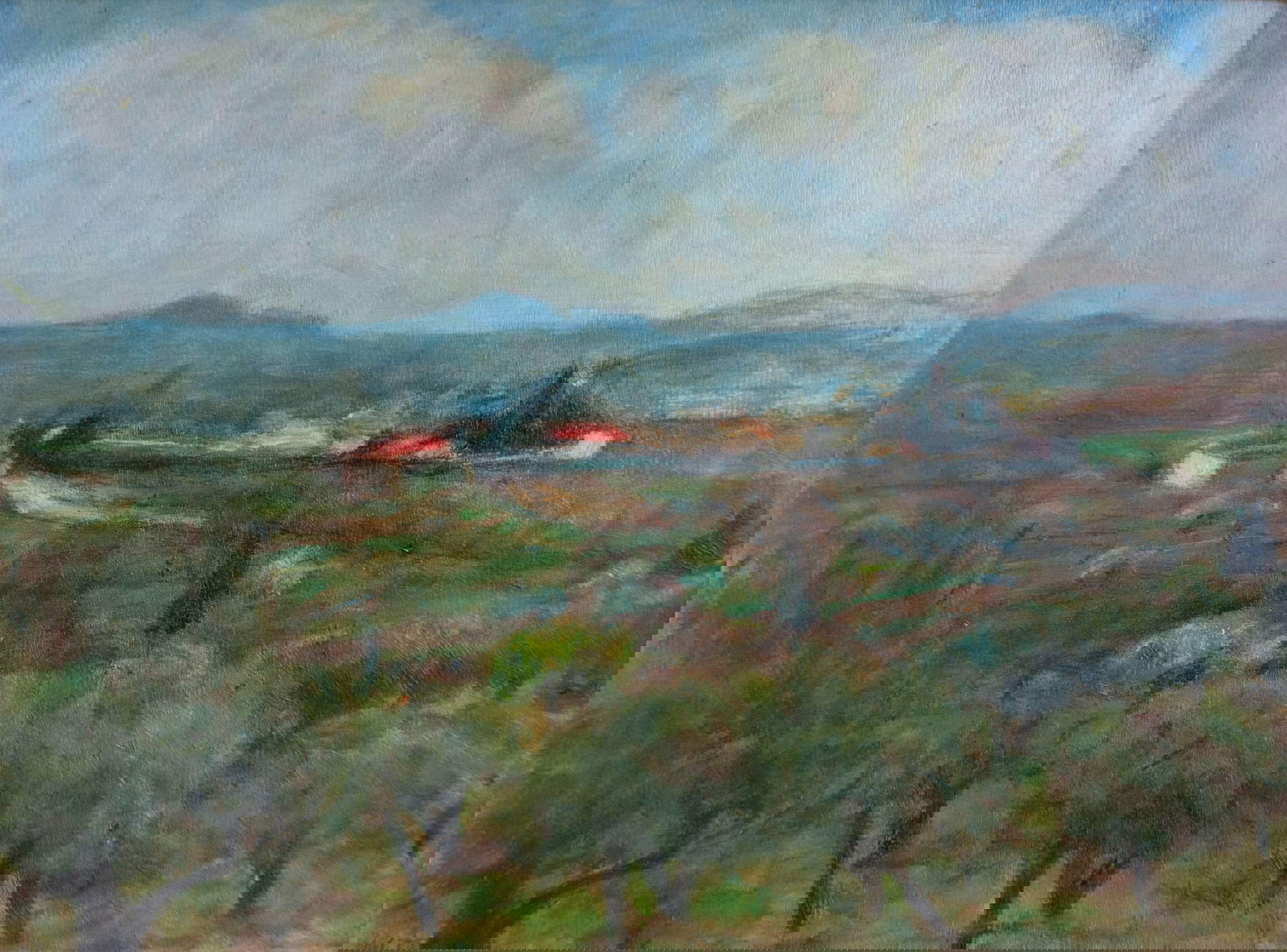 Alberto Stringa, La Val di Caprino (1930; olio su tavola; Collezione privata)