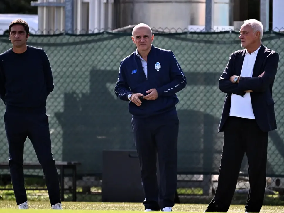 Luca e Antonio Percassi a Zingonia