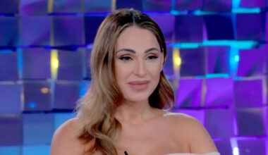 Anna Tatangelo incinta fa il gender reveal a Verissimo e svela il nome del bebè