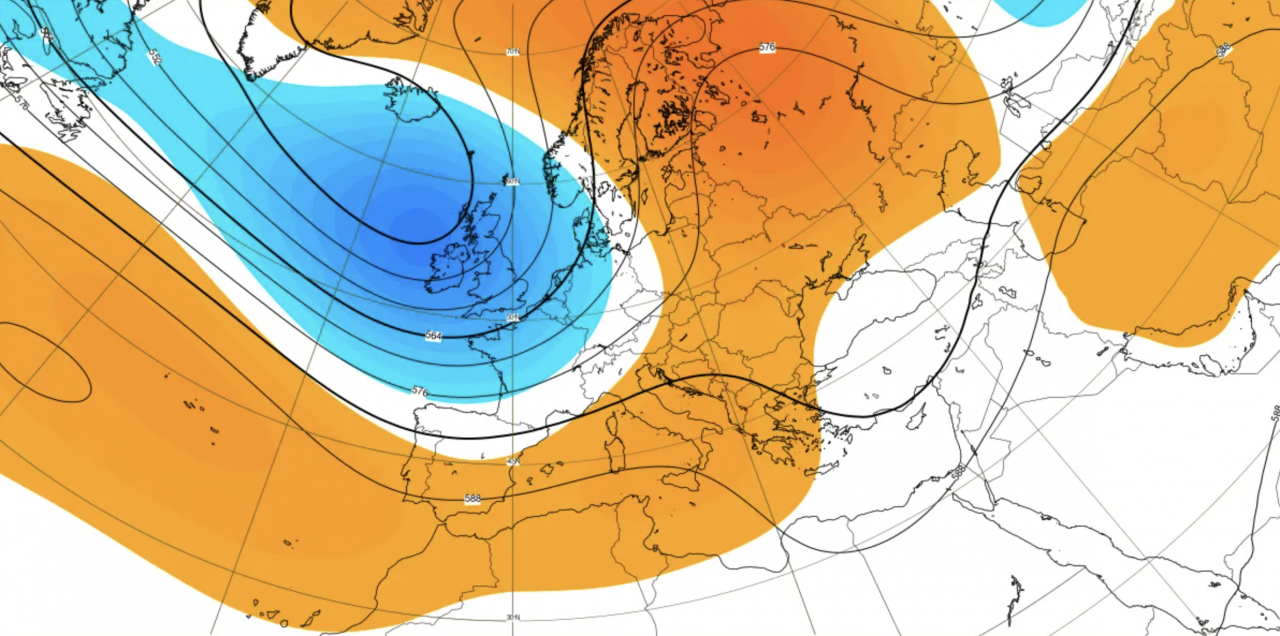 anomalie 500 hPa fonte ecmwf