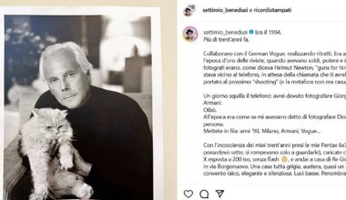 Armani, il ricordo di Settimio Benedusi: "Era come fotografare Dio"