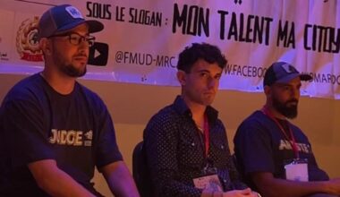 ospite al Festival della musica in Marocco