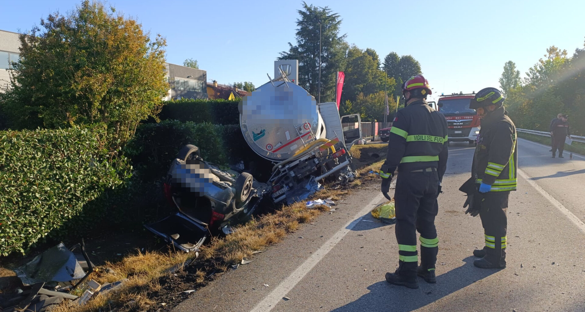 Bagnolo: scontro mortale auto-camion, vittima un 51enne