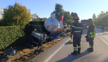 Bagnolo: scontro mortale auto-camion, vittima un 51enne