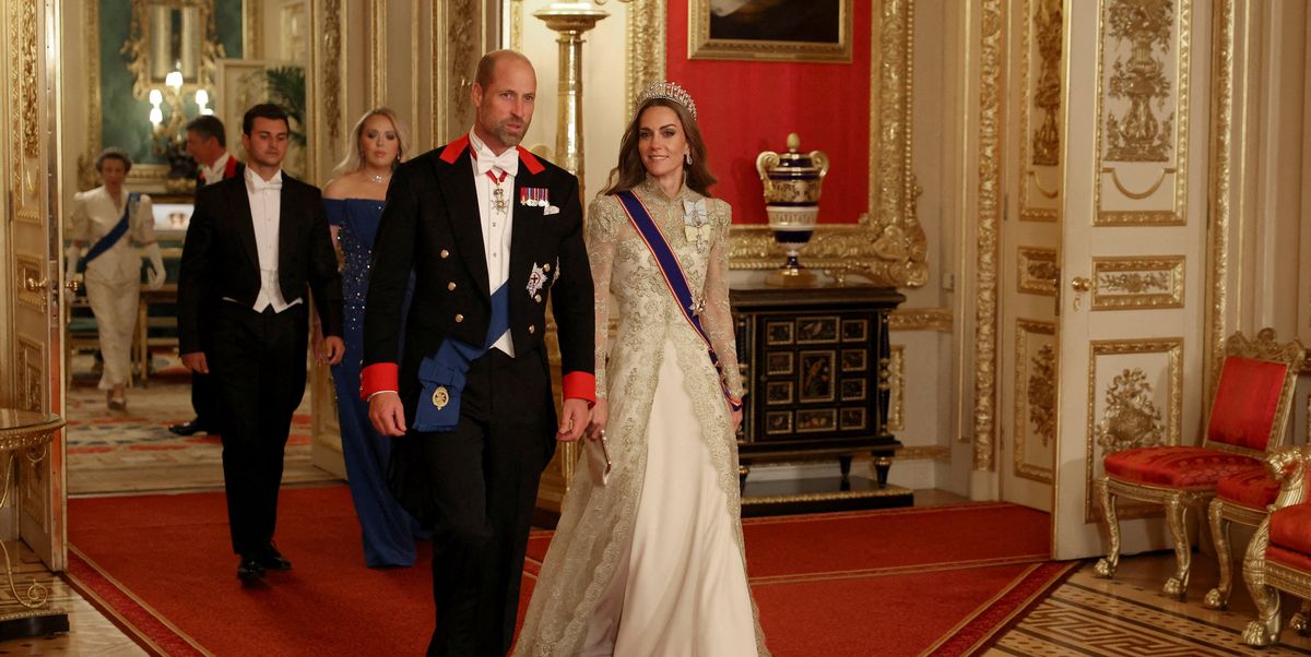 Le più belle foto della Royal Family al banchetto di Stato in onore degli USA