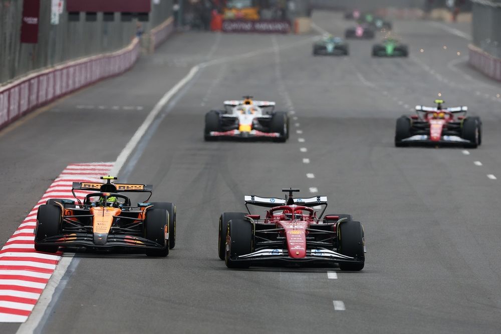 Charles Leclerc, Ferrari, Lando Norris, McLaren