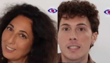 Donatella e Francesco nel programma di Simona Ventura