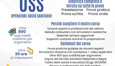 corso oss locandina