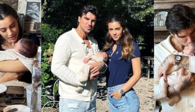 Andrea Damante ed Elisa Visari: eccoli con il figlio