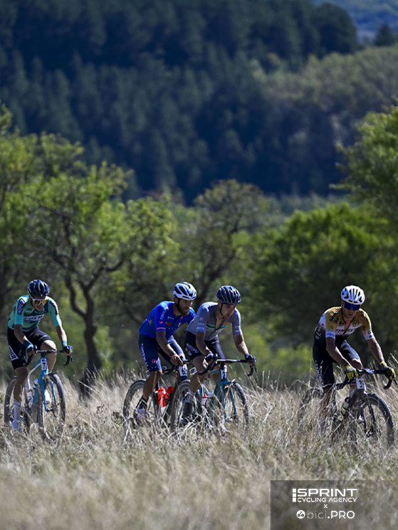 Campionati europei gravel 2025, Avezzano, Mattia De Marchi, azione di gara