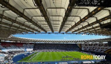 Lazio-Roma: le coreografie del derby