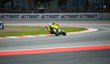 GP Barcellona Gara, Di Giannantonio: “Per fortuna è stata una caduta lenta”