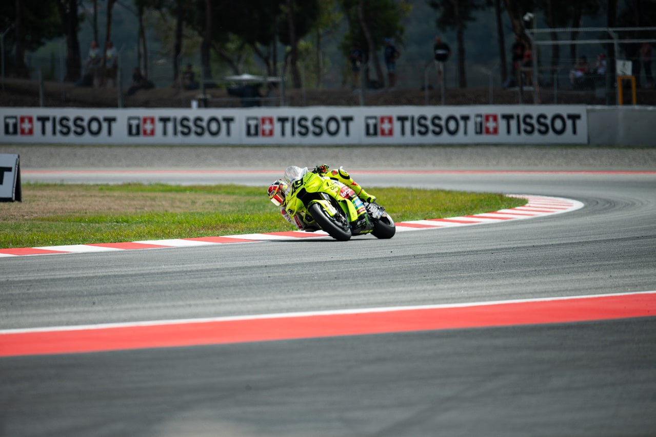 GP Barcellona Gara, Di Giannantonio: “Per fortuna è stata una caduta lenta”