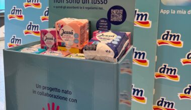 Dm Italia per il benessere femminile: donerà 100mila assorbenti