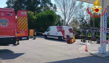 Esplosione in un distributore di gpl, due uomini ustionati al volto e alle braccia