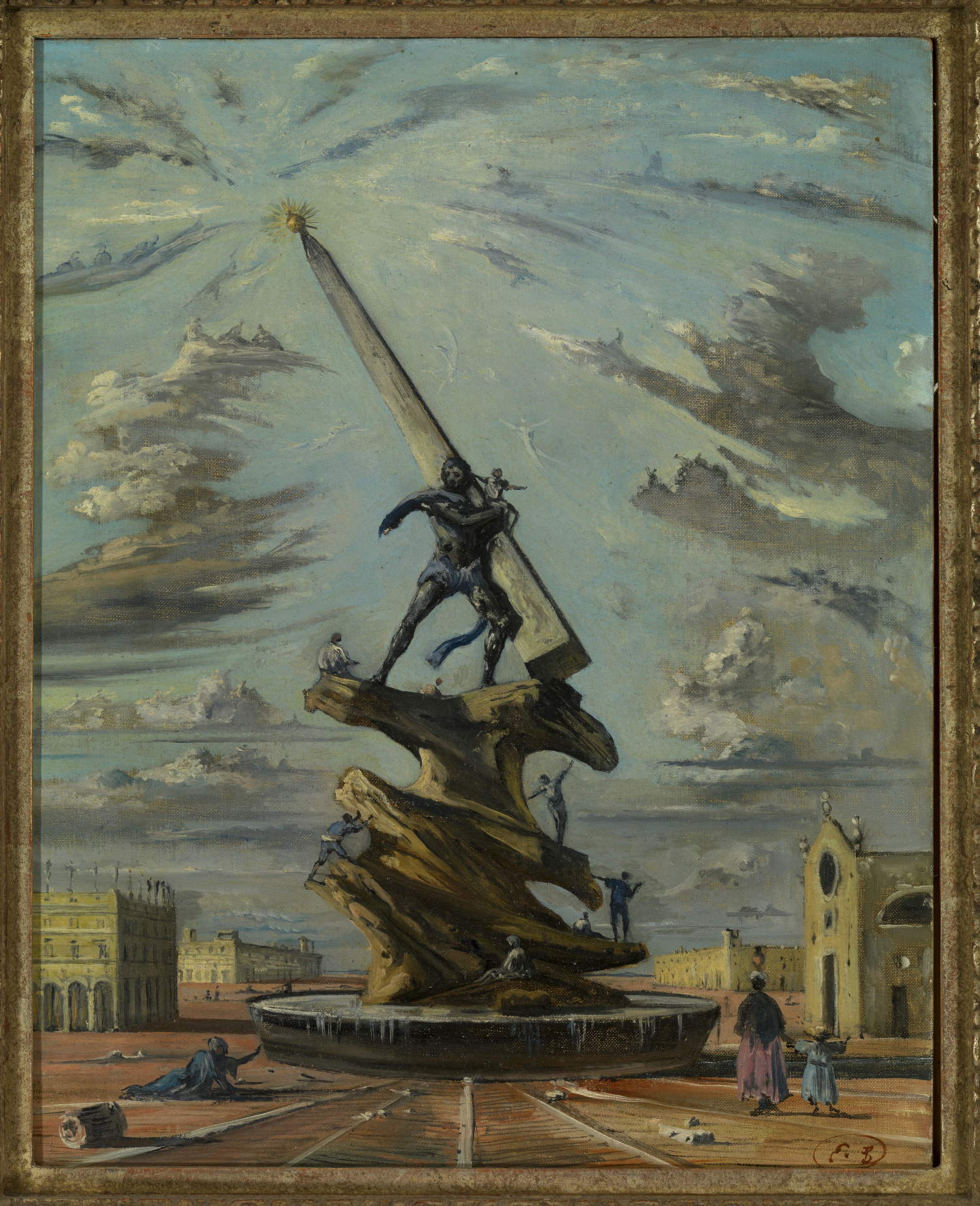 Eugene Berman, Apoteosi Lorenzo Bernini (1940; Collezione di Alexander Kuznetsov e Pavel Meliakov)