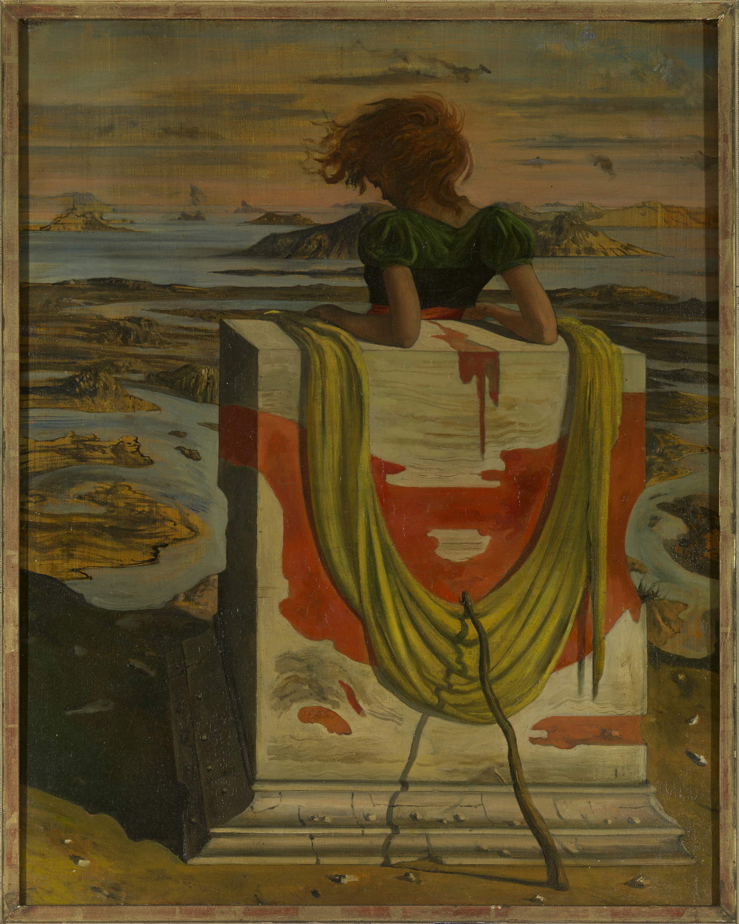 Eugene Berman, Solitudine (1941; Collezione di Alexander Kuznetsov e Pavel Meliakov)