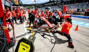 Ferrari pit stop F1
