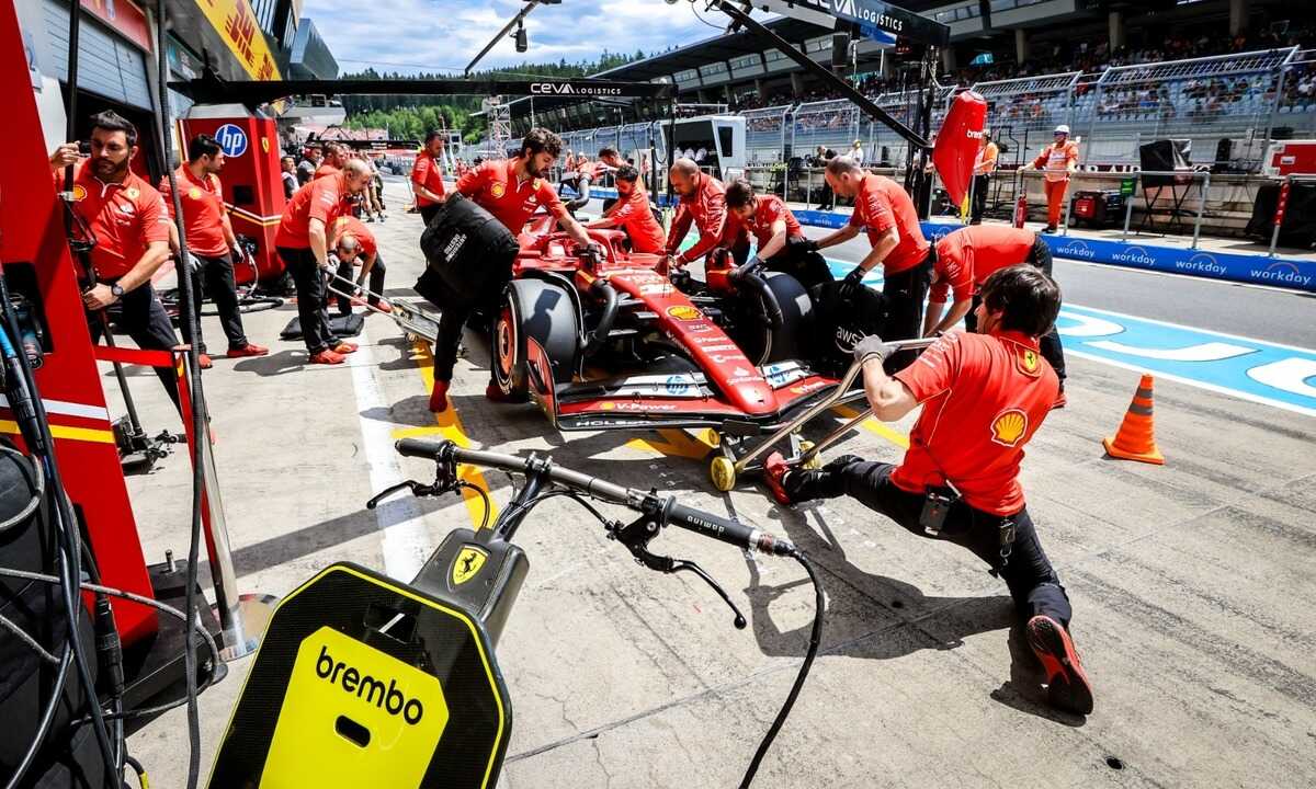 Ferrari pit stop F1