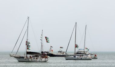 Global Sumud Flotilla, imbarcazioni dirette a Gaza partite da Portopalo