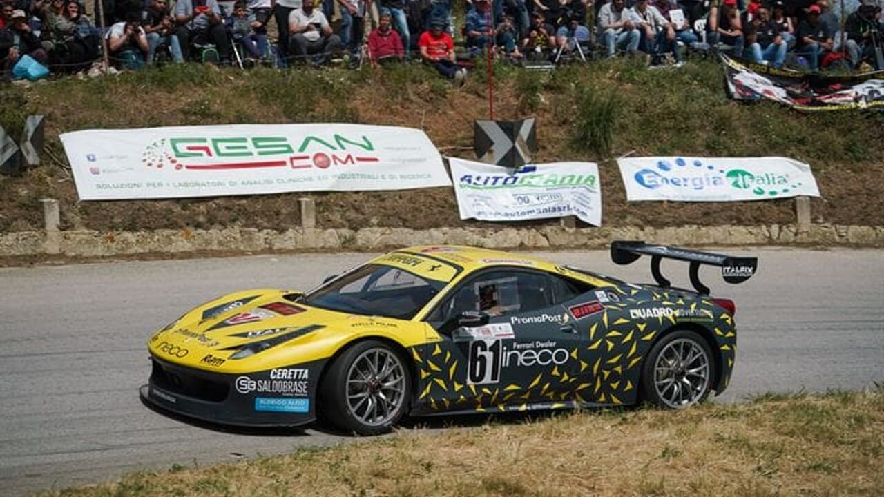 Incidente alla cronoscalata Monte Erice: pilota agrigentino in ospedale