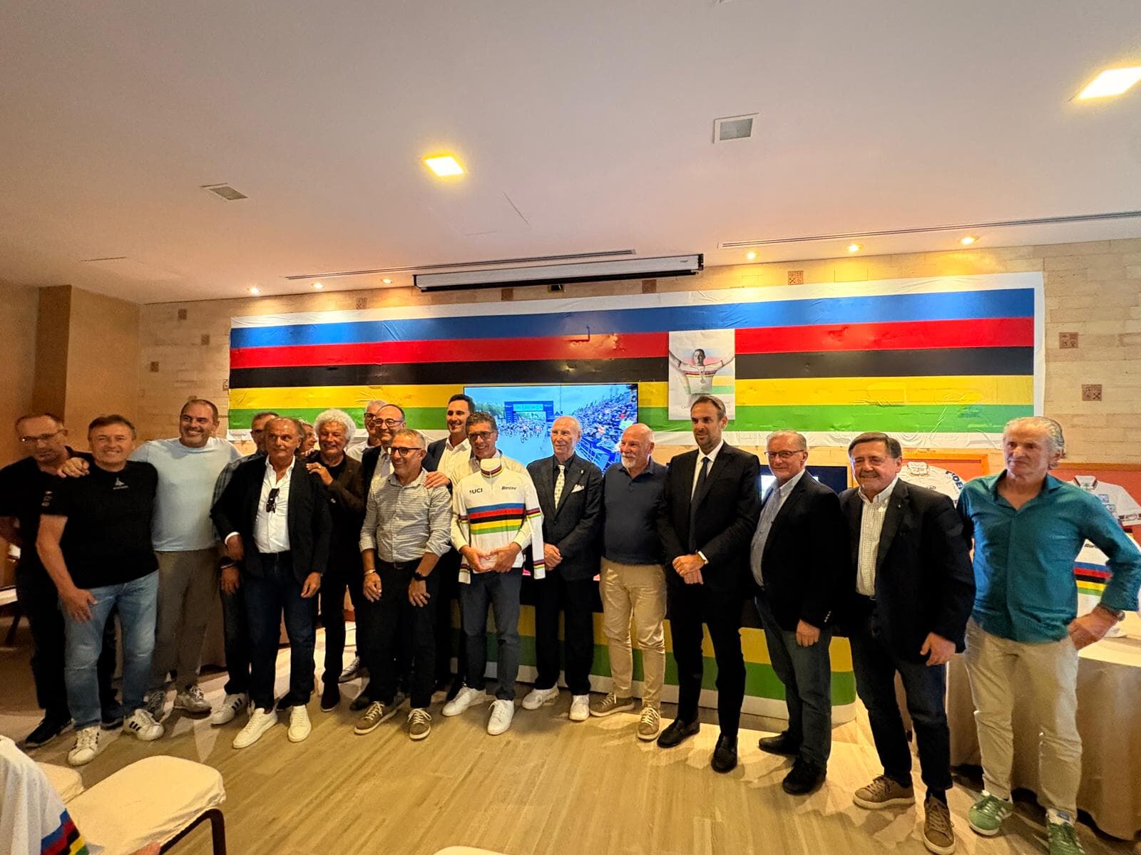 Foto di gruppo dopo l'assegnazione