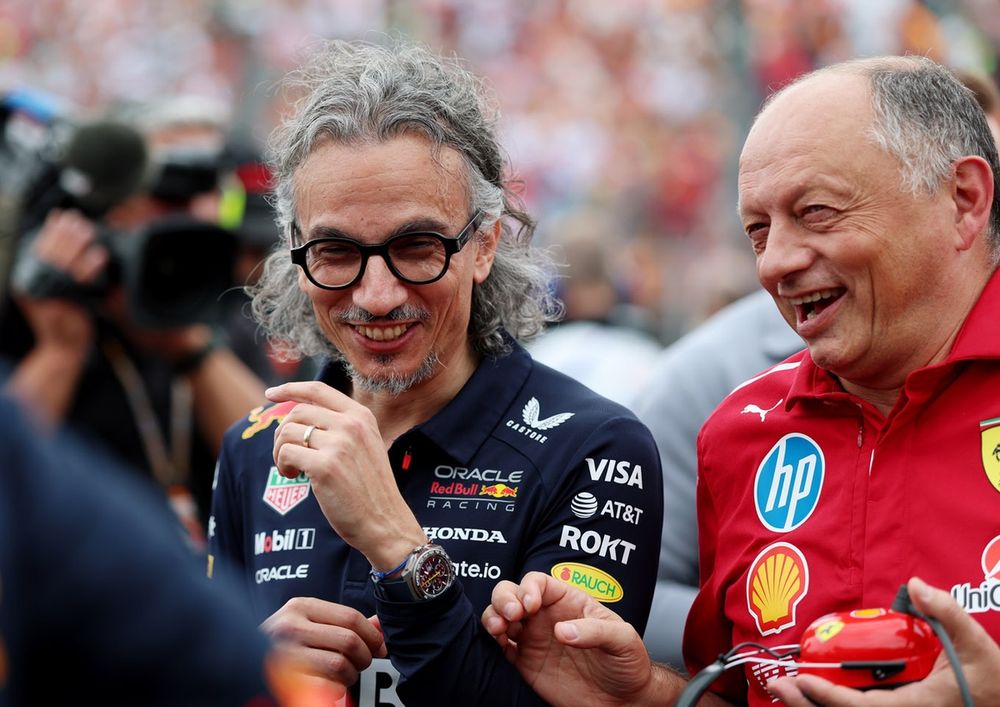 Laurent Mekies e Frederic Vasseur, Team Principal di Red Bull, e Ferrari membri della F1 Commission