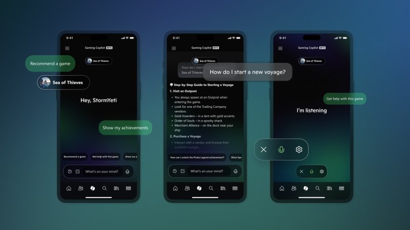 Un esempio di Gaming Copilot su mobile