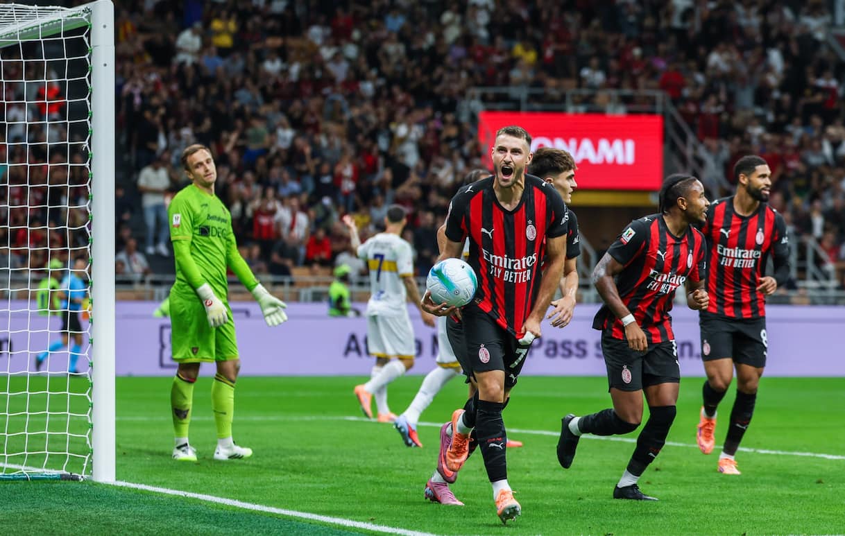 Milan-Lecce 3-0, cronaca e tabellino: segnano Gimenez, Nkunku e Pulisic
