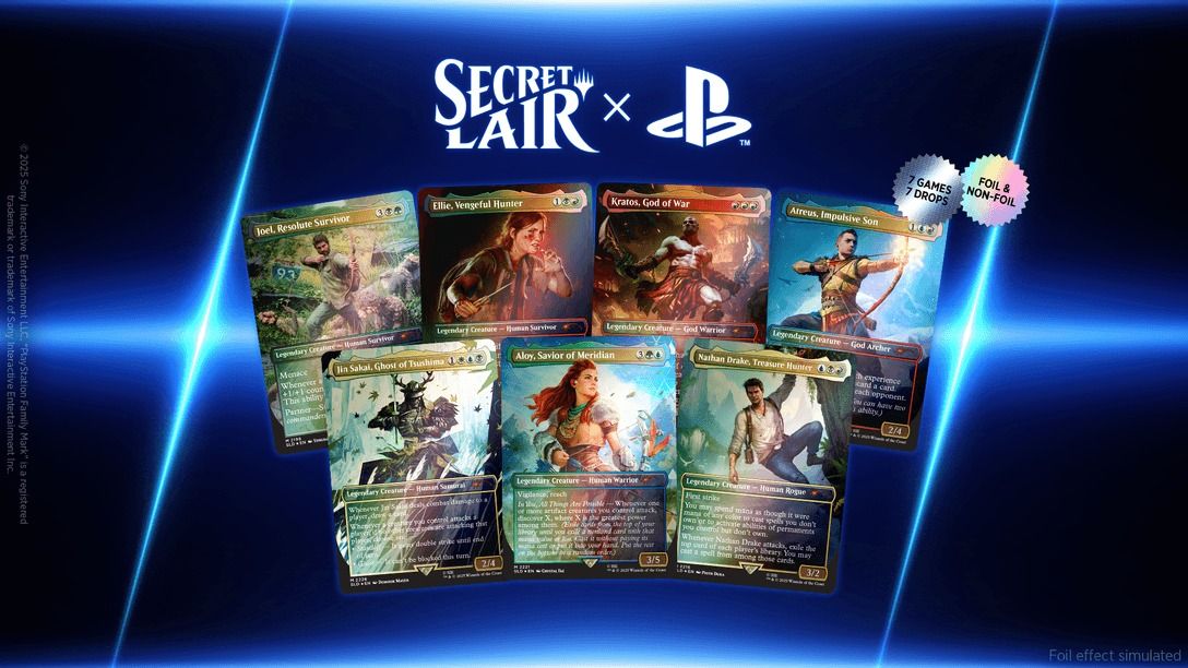 Gli eroi PlayStation arrivano in Magic! Svelate le carte di Kratos, Joel, Ellie e non solo