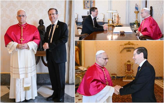 Vaticano, il presidente israeliano Isaac Herzog incontra Papa Leone