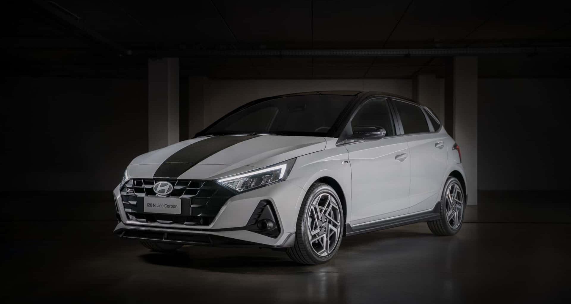 La Hyundai i20 è più sportiva ed è in carbonio