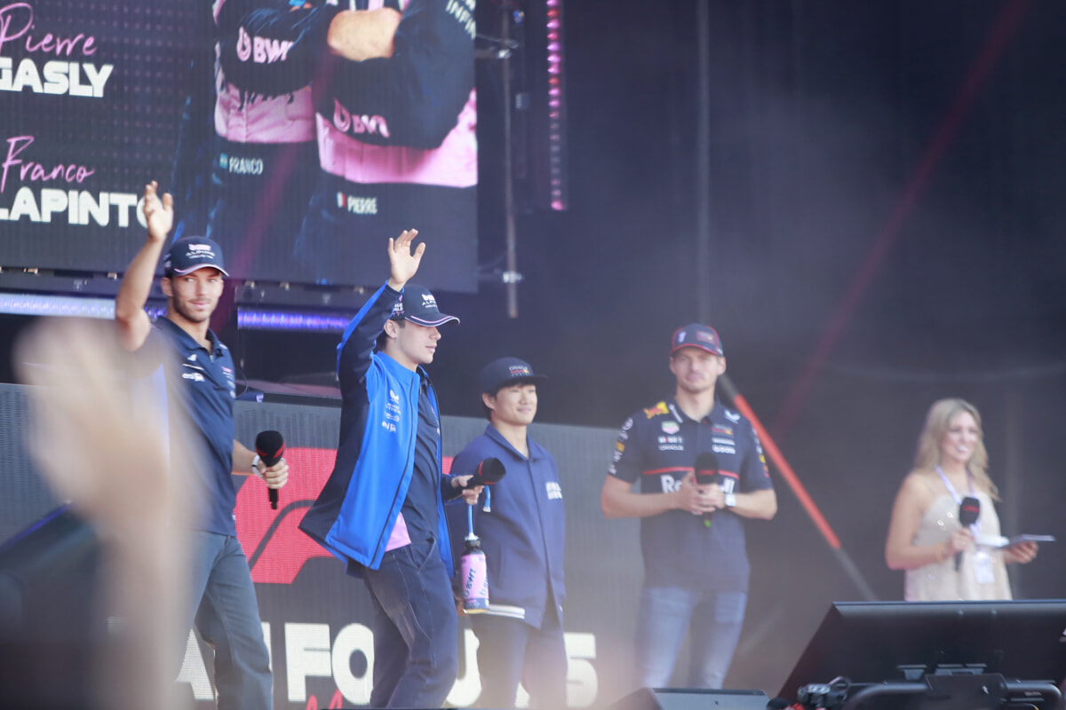i piloti Red Bull e Alpine (Foto Massimo Chisari)