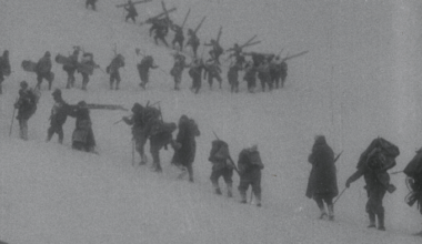 Suoni dei ghiacciai dell’Adamello e immagini guerra