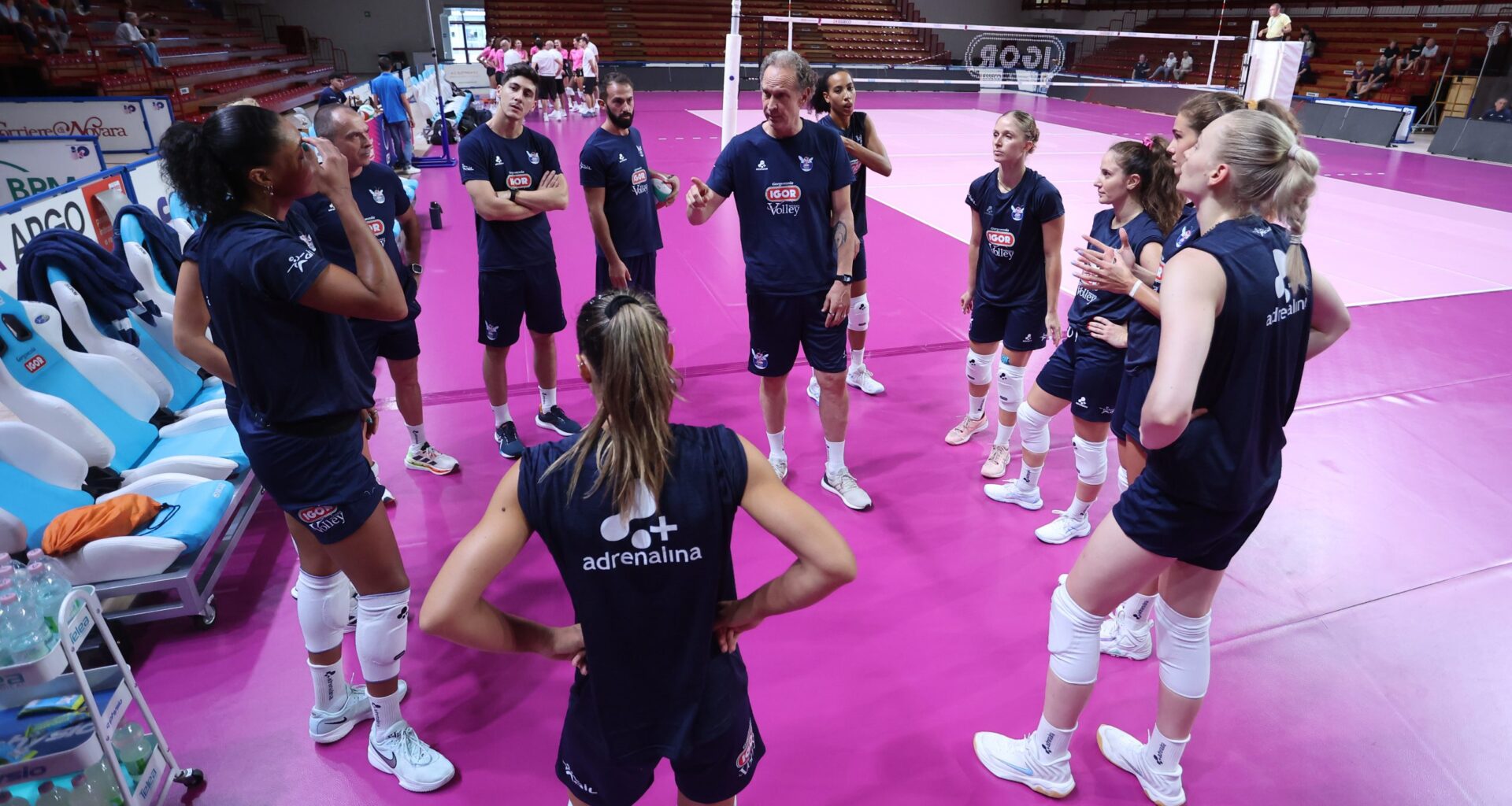 Pallavolo. Igor Novara, parità nell'allenamento congiunto con Bergamo (2-2) 