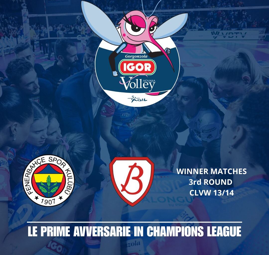 Pallavolo. Igor Novara, ecco il calendario delle gare del girone di Champions League