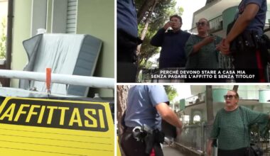 Gli affittuari non lasciano la casa di Riccione, insulti e minacce finiscono in tv
