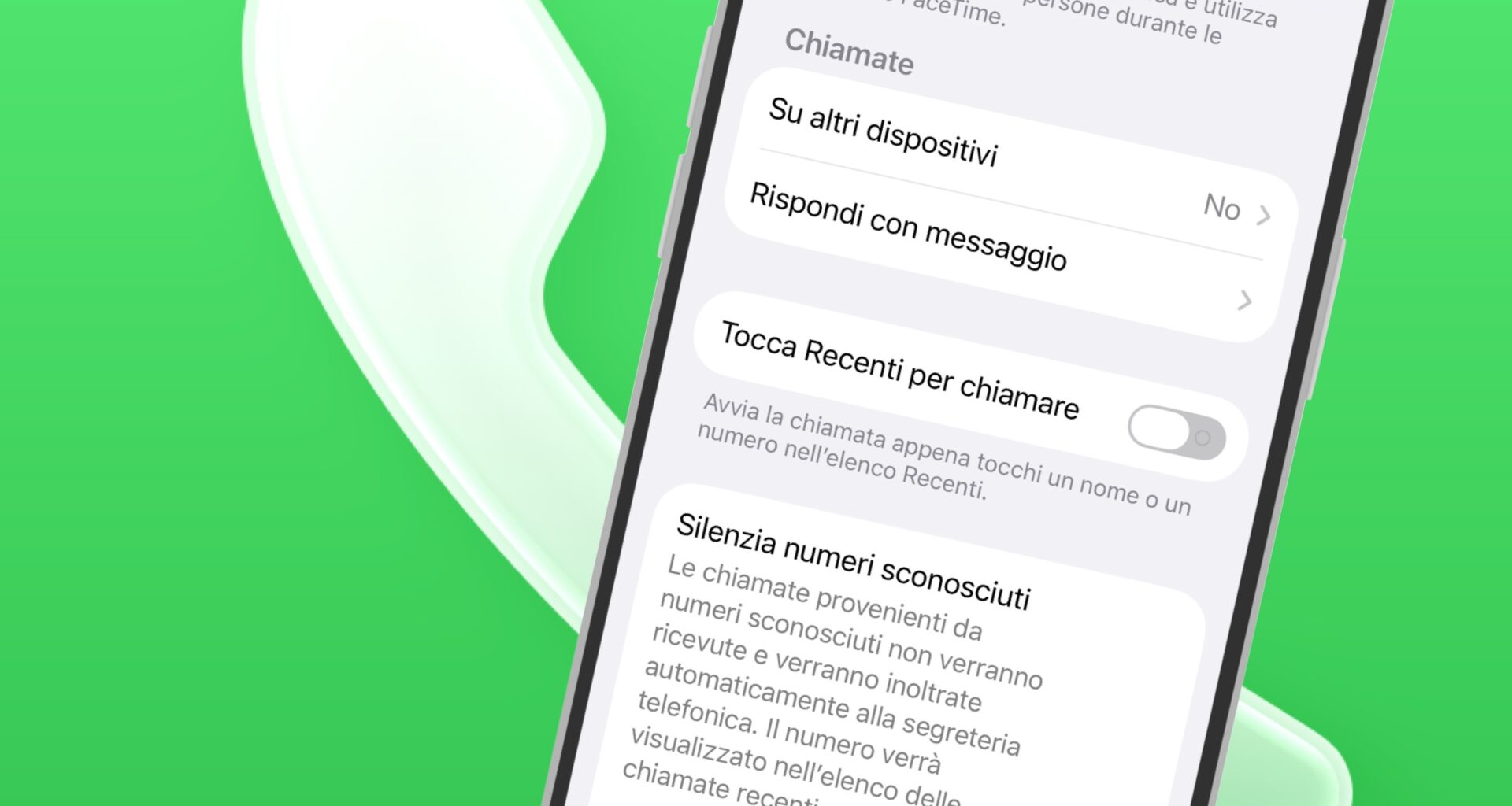 Come impedire chiamate accidentali su iOS 26