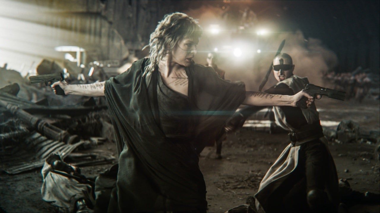 Milla Jovovich in una scena di In the Lost Lands