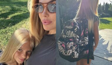 la foto pubblicata da Ilary Blasi per il suo primo giorno