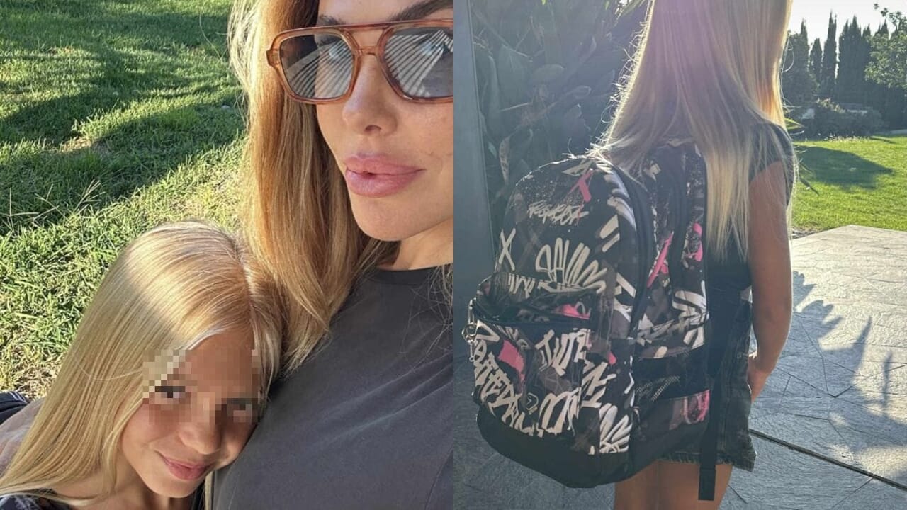 la foto pubblicata da Ilary Blasi per il suo primo giorno