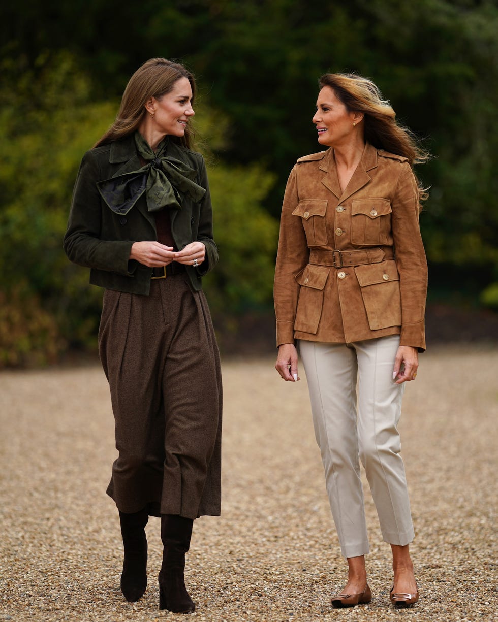 kate middleton y melania trump chaquetas ante