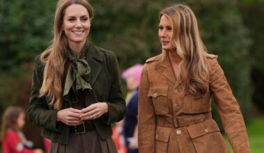Giacca in suede come Kate Middleton e Melania Trump per l'Autunno 2025